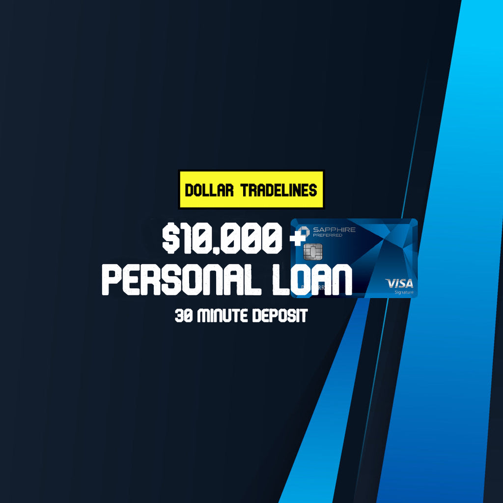 $10,000+ Personal Loan Deposit (No Credit Check) – Dollar Tradelines